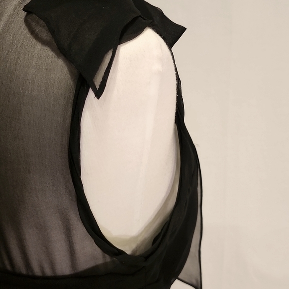 BCBGMaxAzria Silk Bow Collar Camisole Top - Picture 10 of 16